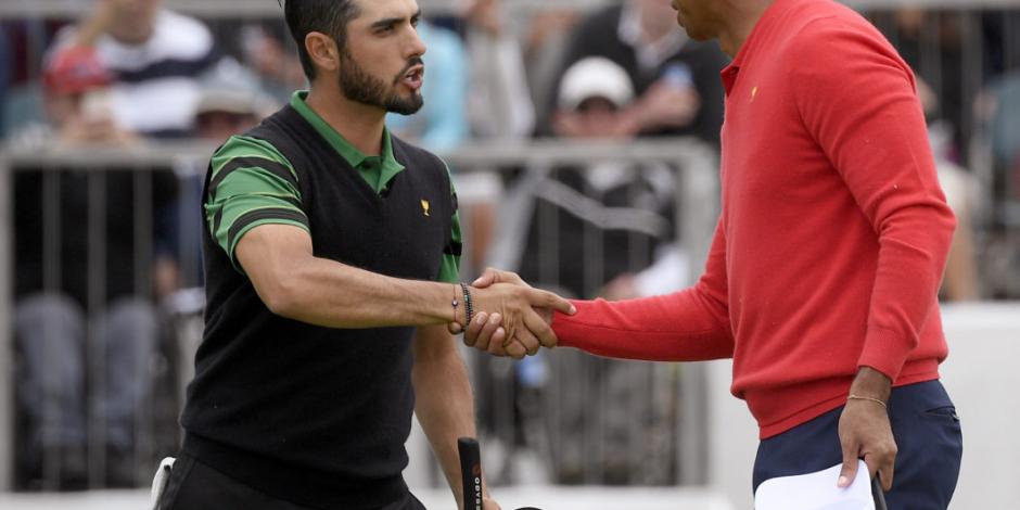 Abraham Ancer pierde ante Tiger Woods en Presidents Cup