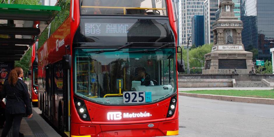 Metrobús modificará servicio en cuatro líneas este domingo