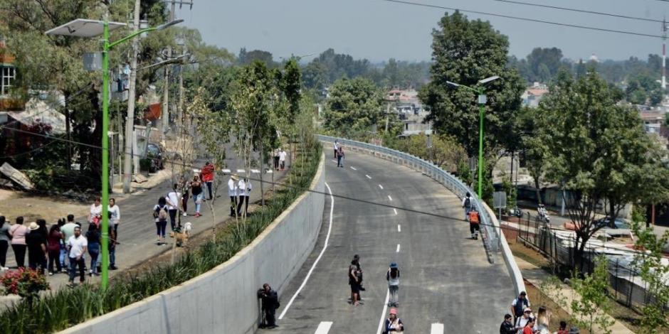 Reabren carretera Xochimilco-Tulyehualco, cerrada tras sismo del 19S