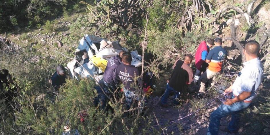 Accidente vial en Zimapán, Hidalgo deja 7 muertos
