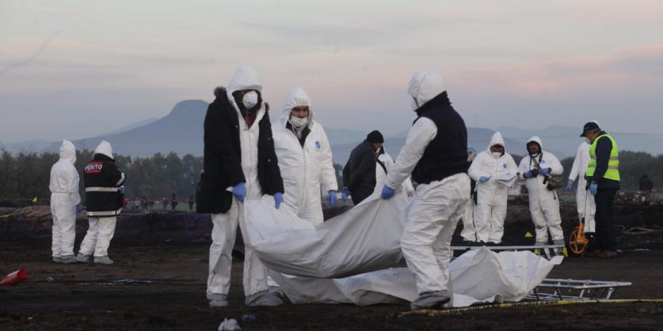 Entregan cuerpos de víctimas de explosión en Tlahuelilpan