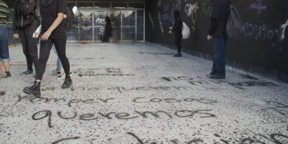 Acusa UNAM que en actos vandálicos en CU participa gente externa