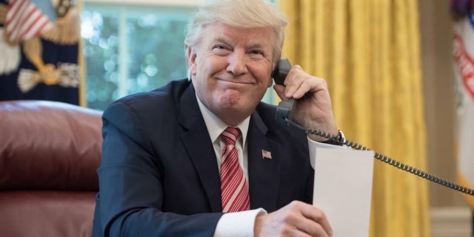"Tuve una excelente conversación con AMLO", dice Trump
