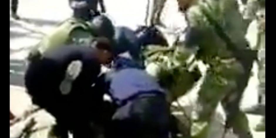 Detienen a 4 por agresión a Guardia Nacional en Bochil