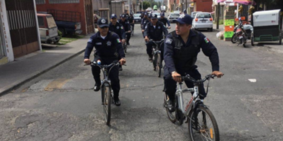 Policía en bici detiene a presunto asaltante en Coyoacán