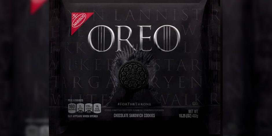 Oreo lanza galletas inspiradas en Game Of Thrones