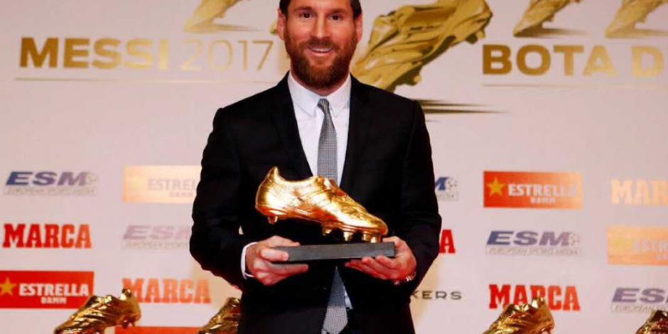 ¡Histórico! Lionel Messi gana su sexta Bota de Oro
