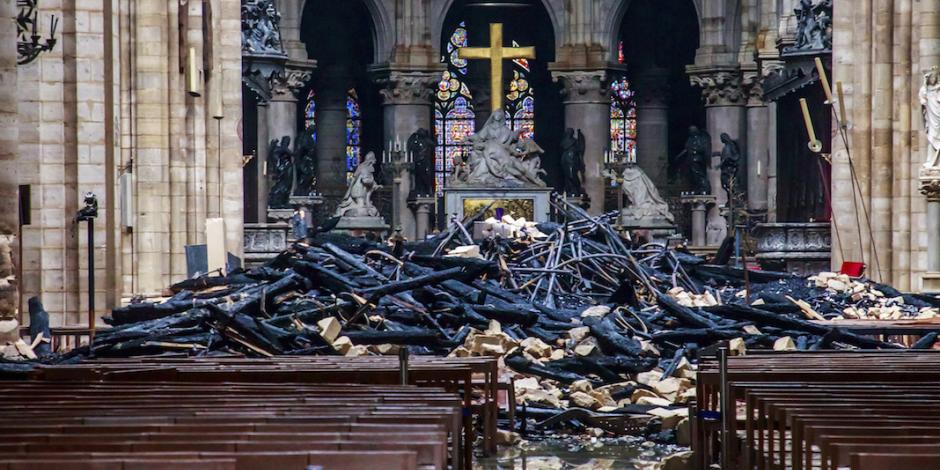 La Catedral de Notre Dame sigue en riesgo de colapsar