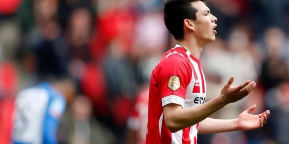 Hirving Lozano abandona la cancha llorando en victoria del PSV