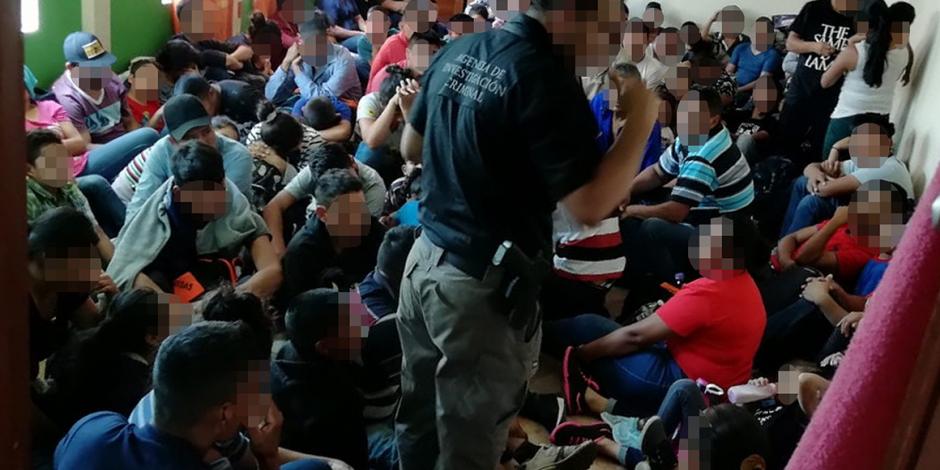 En cateo, encuentran a 227 migrantes en Ecatepec