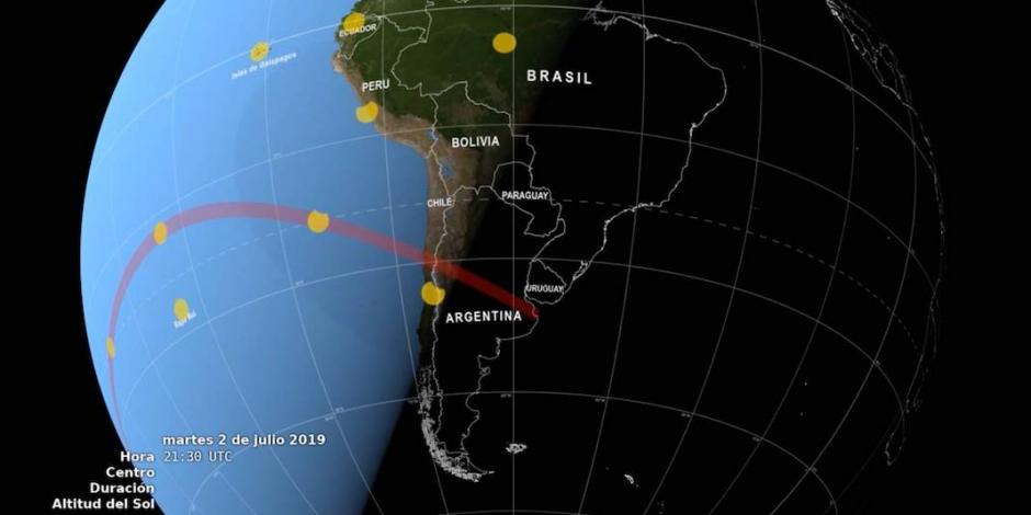 Dónde y a qué hora ver el eclipse total de sol del 2 de julio