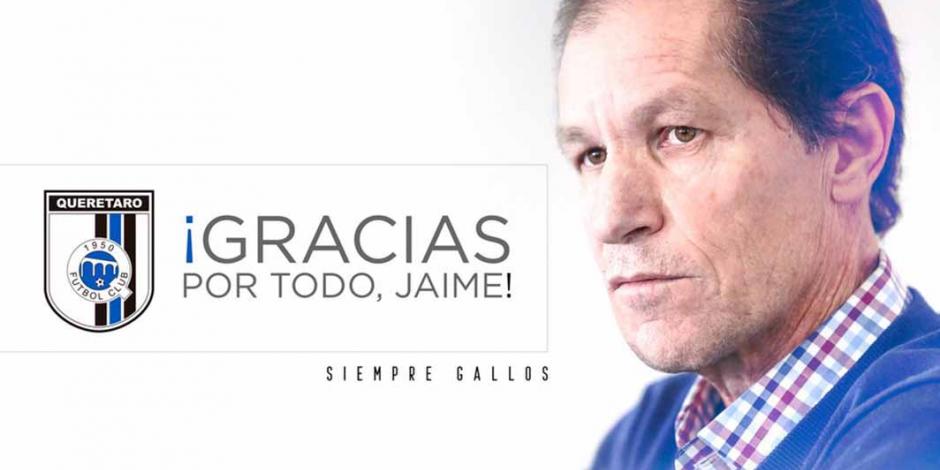 Querétaro anuncia adiós de Ordiales y Jaime se acerca al Cruz Azul