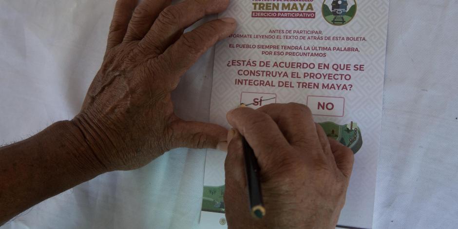 Consulta del Tren Maya fue antidemocrática, acusa el PAN