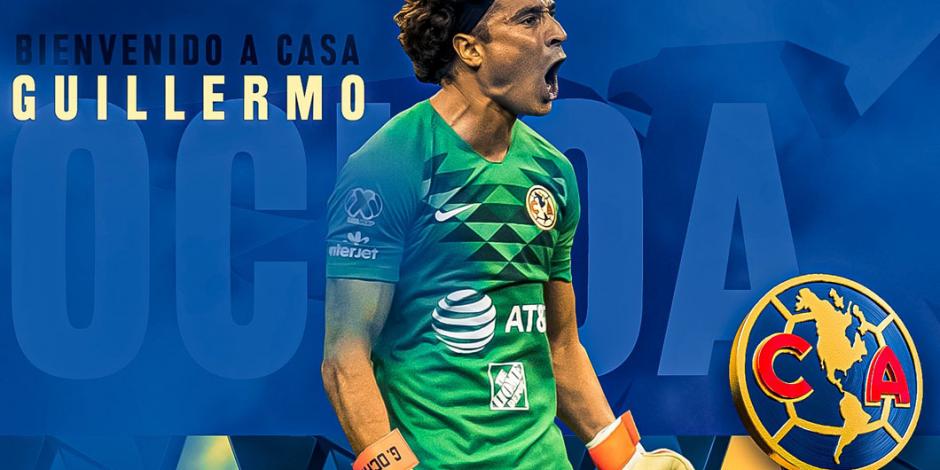 Guillermo Ochoa vuelve al nido para jugar con América
