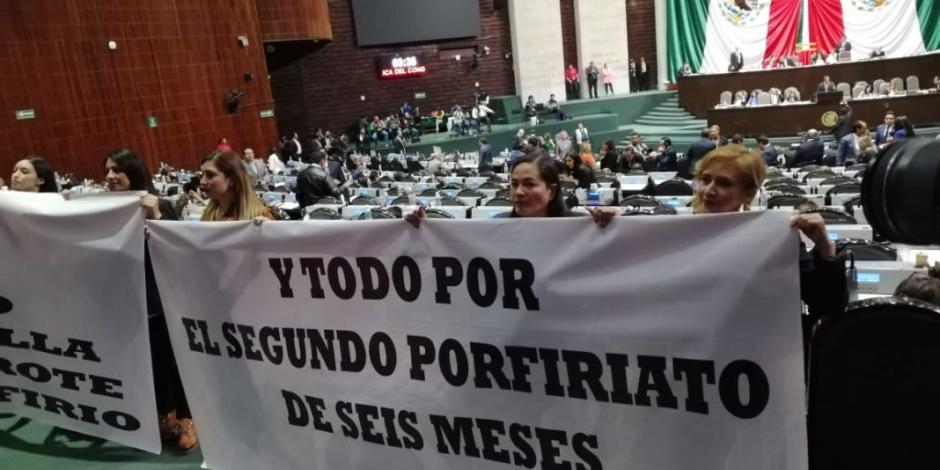 Chocan oposición y Morena por ampliación de presidencia en San Lázaro