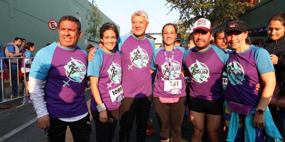 Participan más de mil corredores en "Chilangas Run 2019” en Miguel Hidalgo