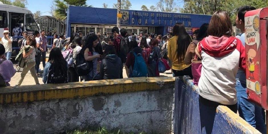 Desalojan FES Cuautitlán por amenaza de bomba