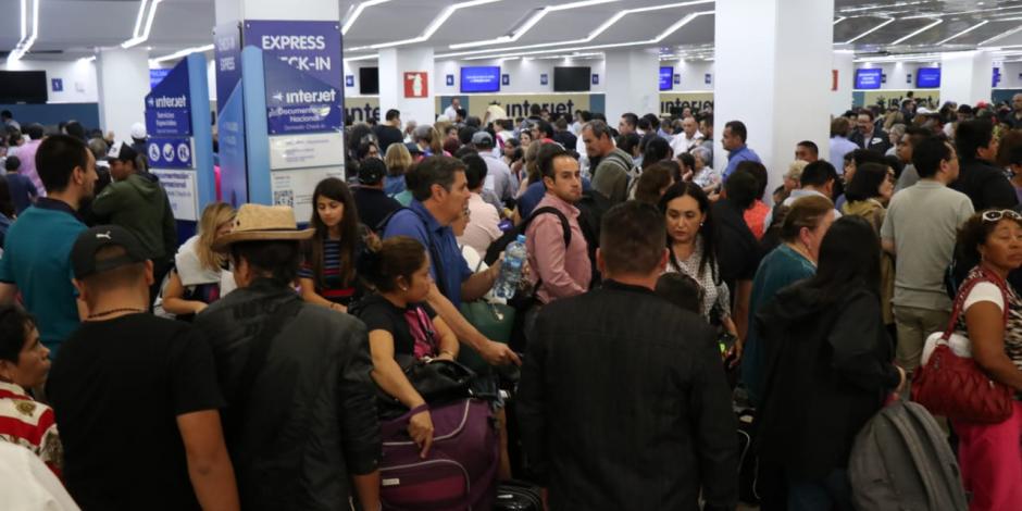 Suman 5 mil 470 afectados por cancelaciones y retrasos de Interjet