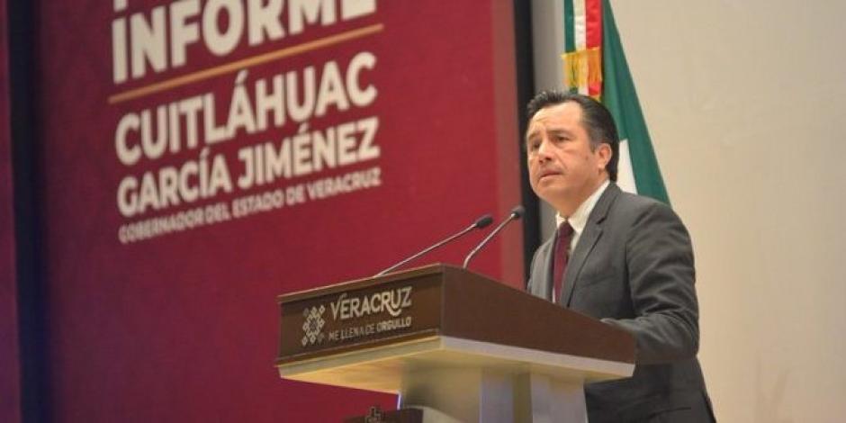 Destaca Cuitláhuac García que en primer año de gobierno se gastó menos