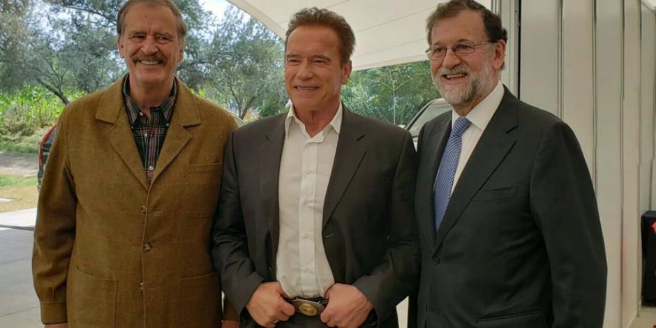 Vicente Fox fue mi inspiración para entrar a la política: Schwarzenegger