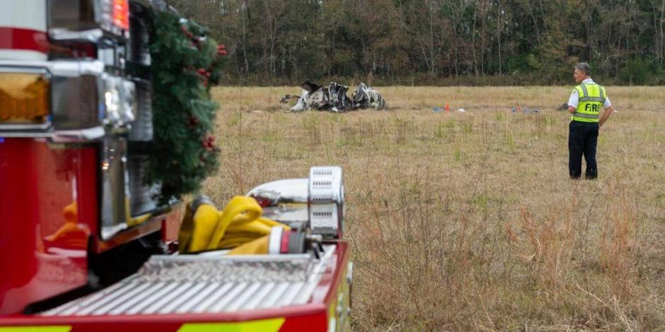 Caída de avión en Luisiana deja cinco muertos