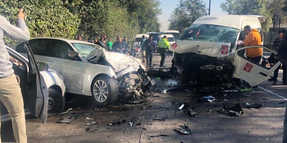 Reportan fuerte accidente sobre avenida Conscripto (FOTOS + VIDEO)