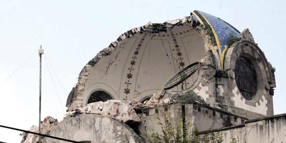 A dos años del sismo, reconstrucción de 301 inmuebles históricos... atorada
