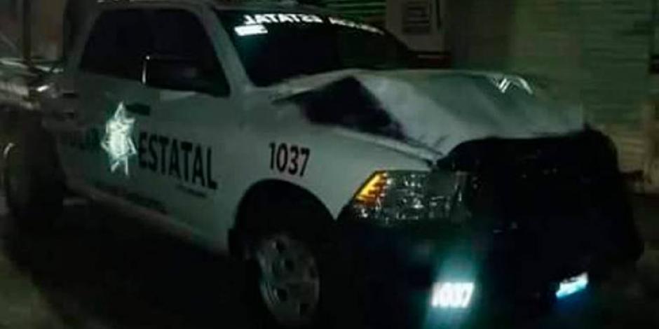 Entregan patrulla en Puebla… y dos días después la chocan