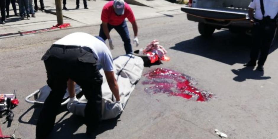 Muere ciclista tras ser atropellado por microbús en Puebla