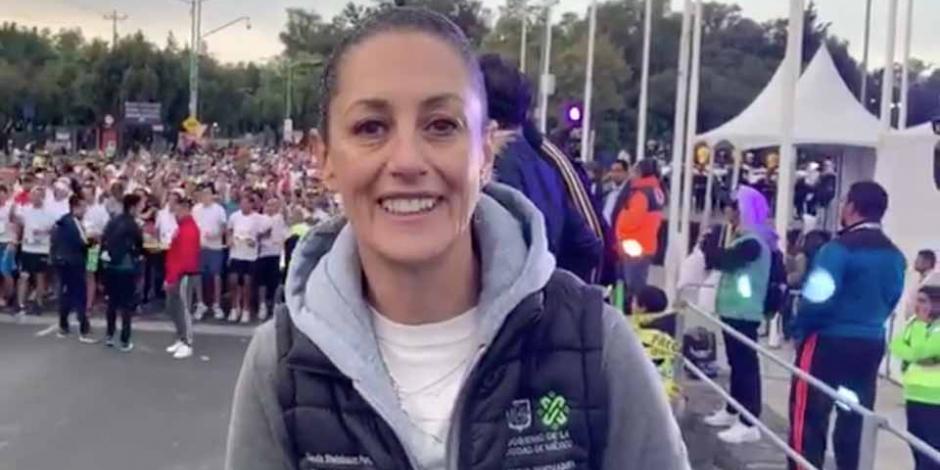 Maratón es un orgullo para la Ciudad de México: Claudia Sheinbaum