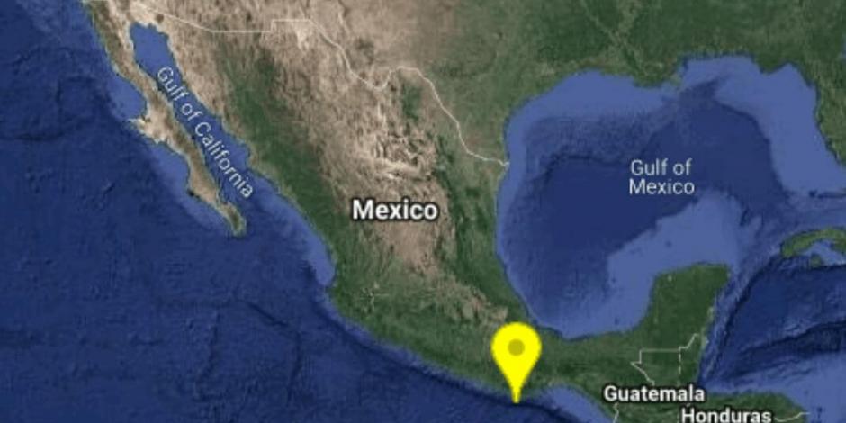 Sismo de 5.1 grados sacude el sur de las costas de Oaxaca