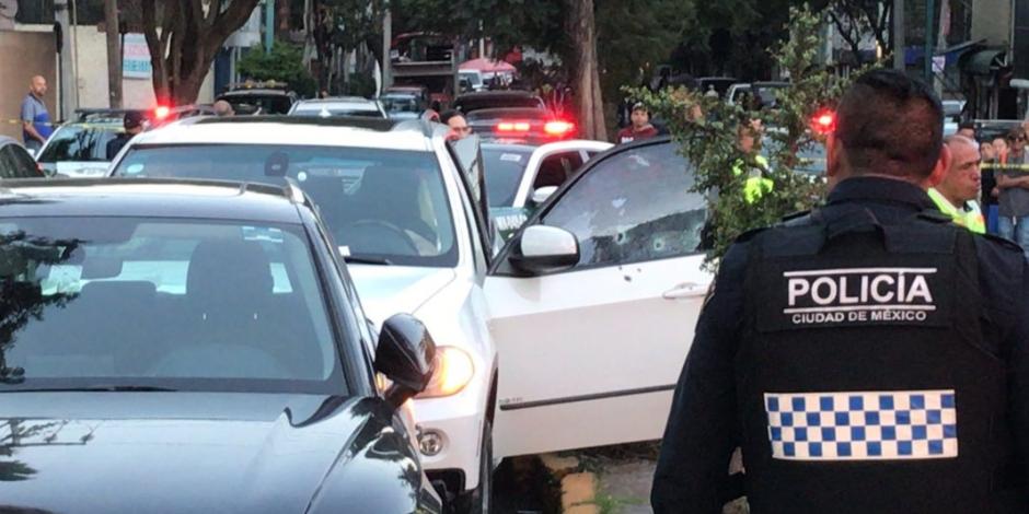 Matan a conductor de BMW en presunto intento de asalto en Copilco