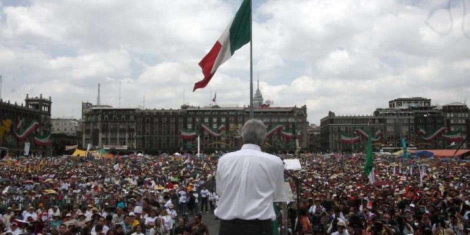 Pide PRD cancelar informe del 1 de julio de López Obrador en el Zócalo