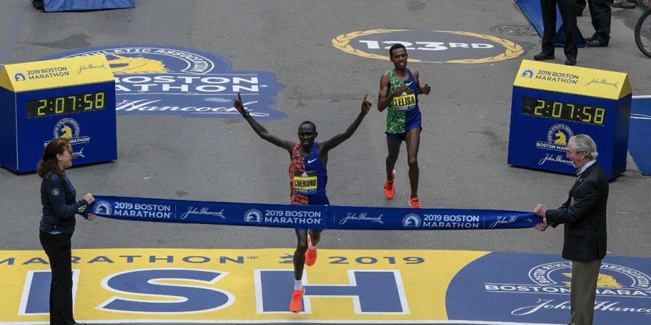 Degefa y Cherono ganan la edición 123 del Maratón de Boston