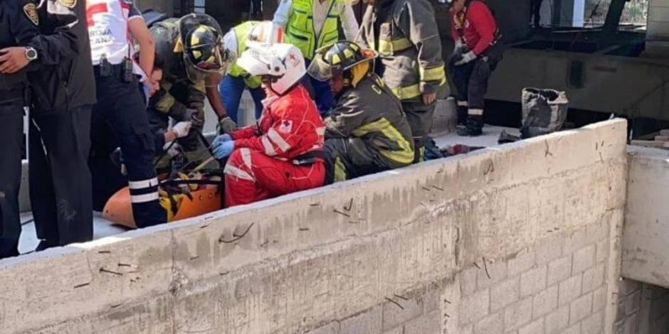 Al menos tres lesionados por caída de andamio en Polanco