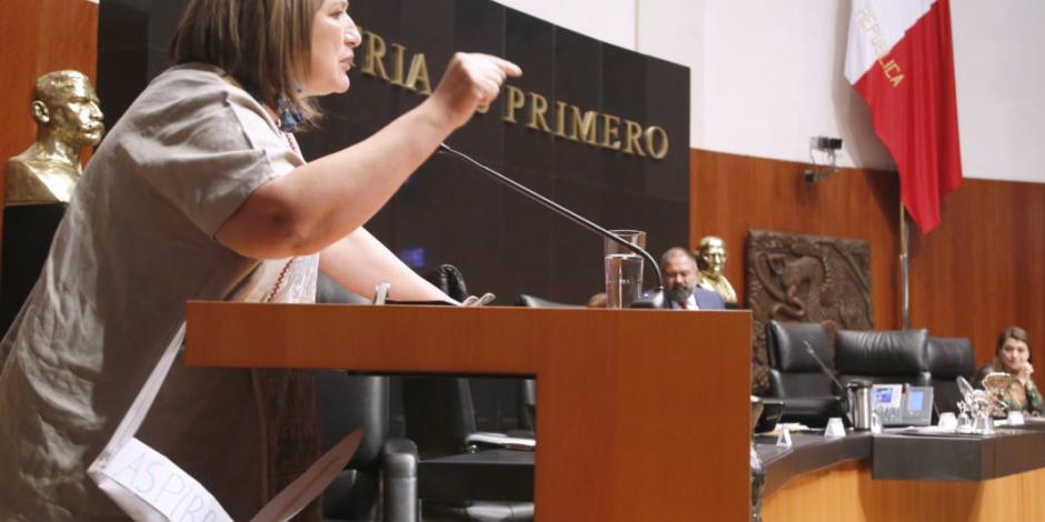 Xochitl Gálvez critica propuesta de Morena de reforma electoral