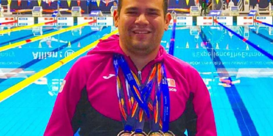 Nadador mexicano Diego López Díaz termina Mundial con cuatro oros