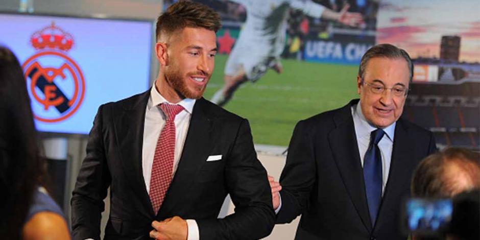 Sergio Ramos y Florentino Pérez habrían discutido en el vestidor