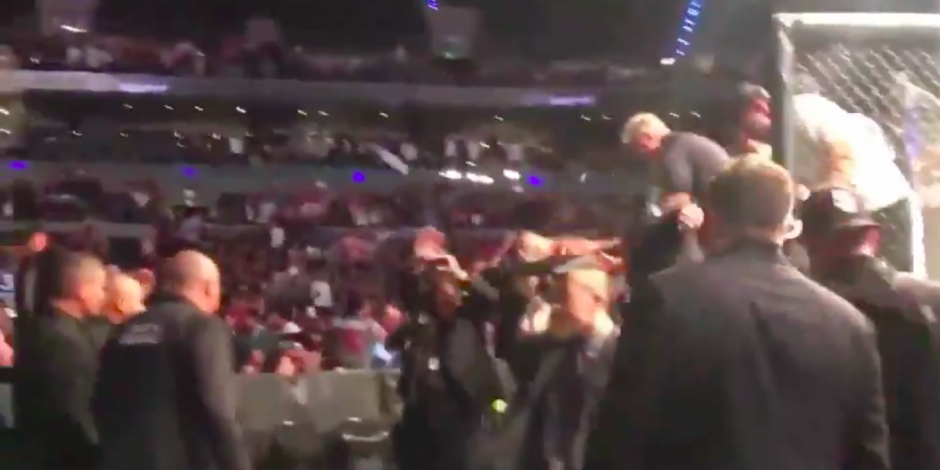 VIDEO: Se desata el caos en UFC Fight Night Ciudad de México