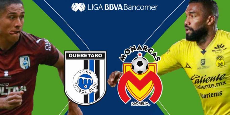 QUERÉTARO vs MONARCAS: Previo y dónde ver, jornada 8, Liga MX