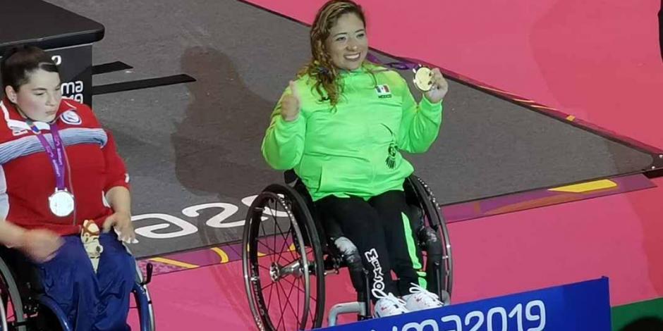 Amalia Pérez levanta el oro 41 para México en los Parapanamericanos