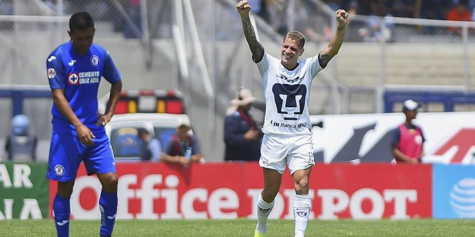 Juan Iturbe rescata empate para Pumas frente a Cruz Azul