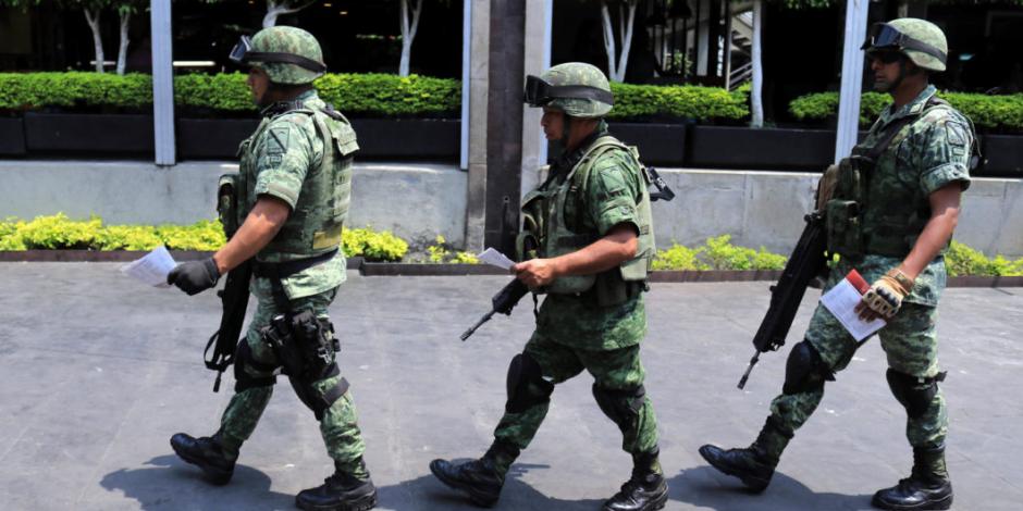 Tras ola de violencia, policías y militares refuerzan seguridad en Morelos