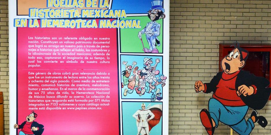 UNAM abre exposición "Huellas de la historieta mexicana"