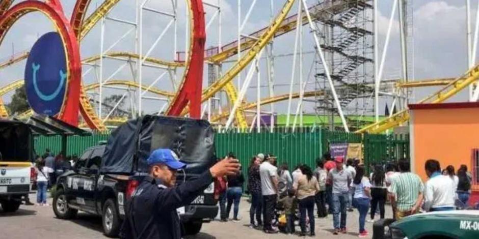 Investigan homicidio culposo tras accidente en la Feria de Chapultepec