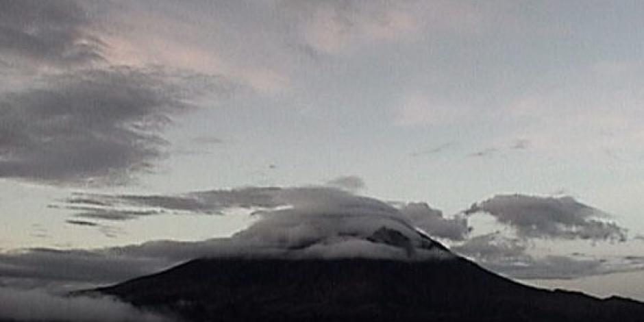 Popocatépetl registra explosión con ceniza esta mañana