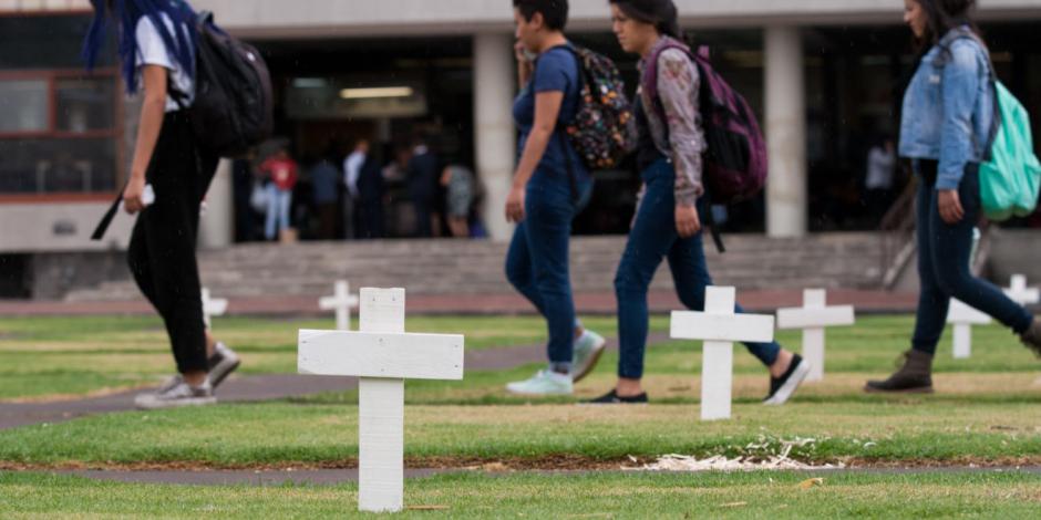 Estudiantes de la UNAM, recurrentes víctimas de violencia