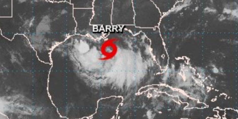 Barry se convierte en huracán categoría 1; se acerca a costas de Luisiana