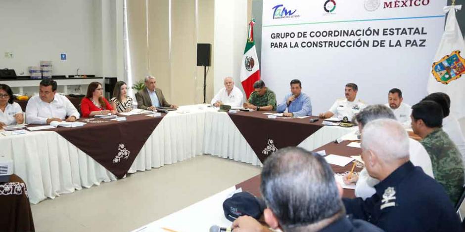 Grupo de Coordinación para la Paz en Tamaulipas se declara en sesión permanente