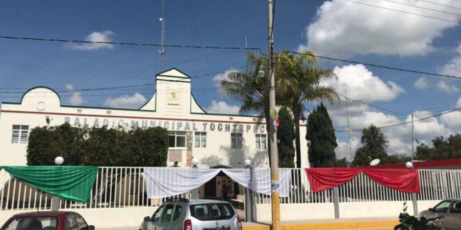 Lanzan granada a alcaldía de Tochtepec, en Puebla